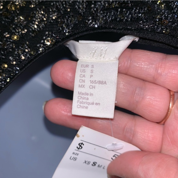 New NWT H&M Conscious Sequin Midi Dress Cocktail Party Dress - Picture 4 of 7